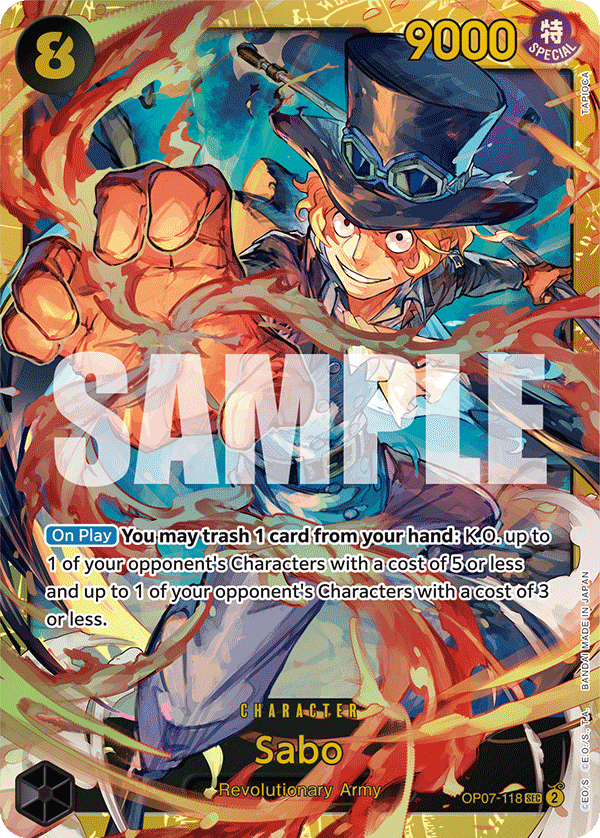 Sabo (OP07-118) Secret Rare