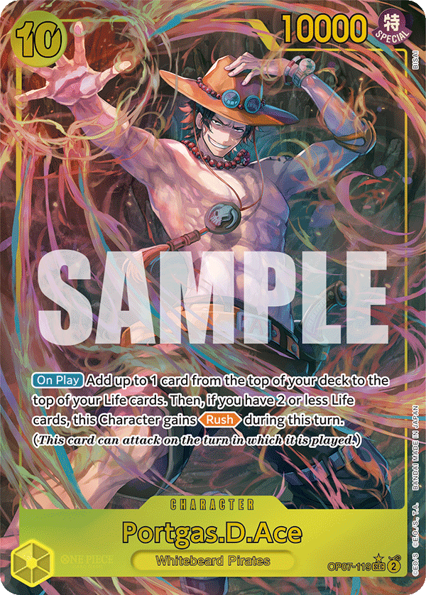 Portgas.D.Ace (OP07-119) Alternate Art