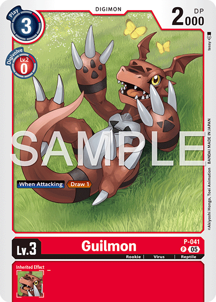 Guilmon (P-041) Digimon Generation [AD01]