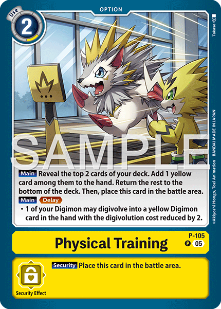 Physical Training (P-105) Digimon Generation [AD01]