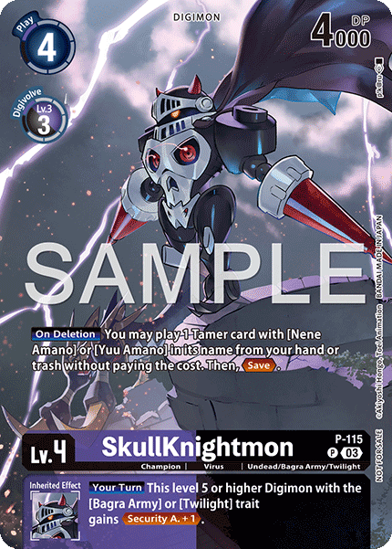 SkullKnightmon (P-115) Legend Pack 2025 Box Topper