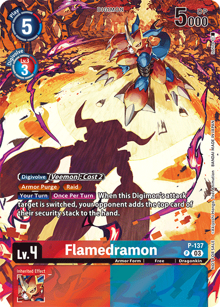 Flamedramon (P-137) Promo