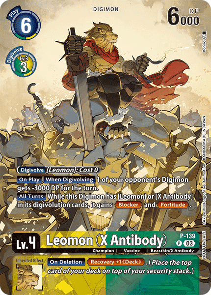 Leomon (X Antibody) (P-139) Promo