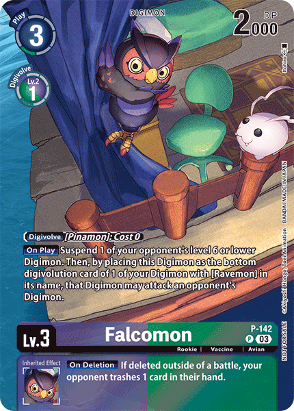 Falcomon (P-142) Promo