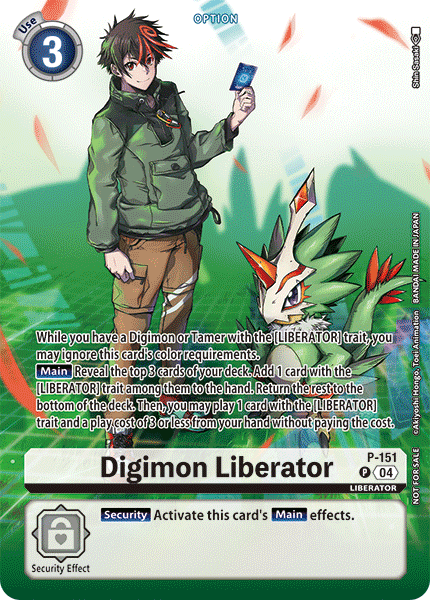 Digimon Liberator (P-151) Legend Pack 2024