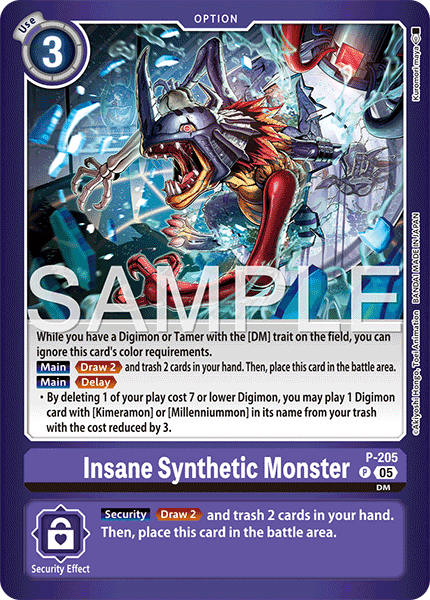 (Pre-order 28/08/2026) Insane Synthetic Monster (P-205) Final Crest (LM08)