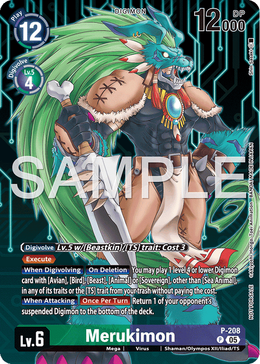 Merukimon (P-208) Box Topper