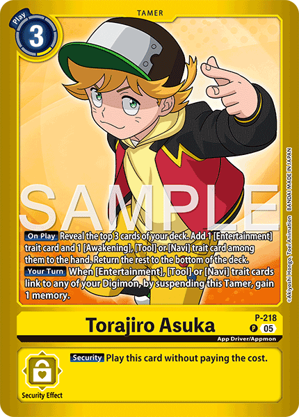 (Pre-order 28/08/2026) Torajiro Asuka (P-218) Final Crest (LM08)