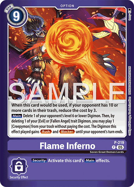 (Pre-order 28/08/2026) Flame Inferno (P-219) Final Crest (LM08)