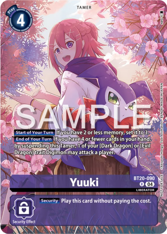 [Participant Release Event 2.5] Non Foil Yuuki (BT20-090) Rare