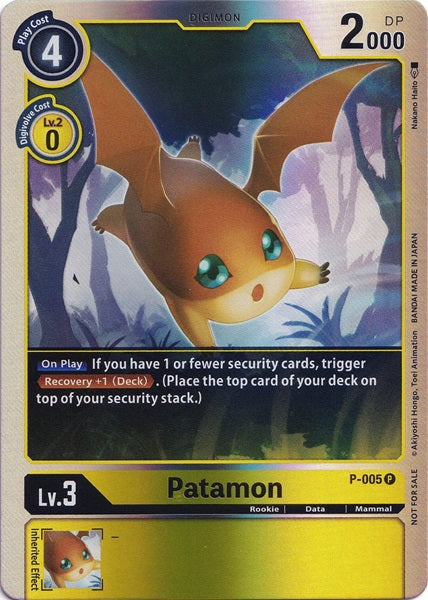 Patamon (P-005) Silver Foil