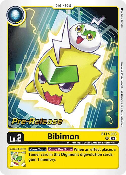 PreRelease Bibimon (BT17-003)-Uncommon