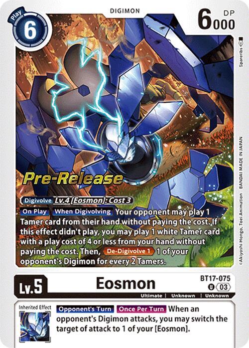 PreRelease Eosmon (BT17-075)-Uncommon