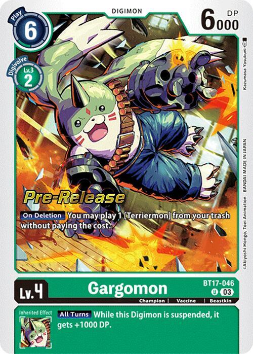 PreRelease Gargomon (BT17-046)-Uncommon