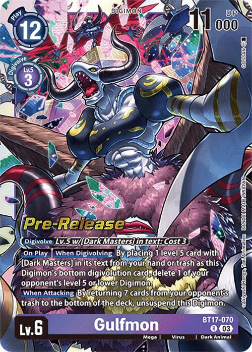 PreRelease Gulfmon (BT17-070)-Rare