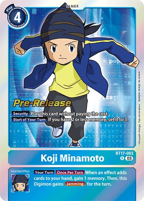 PreRelease Koji Minamoto (BT17-083)-Rare