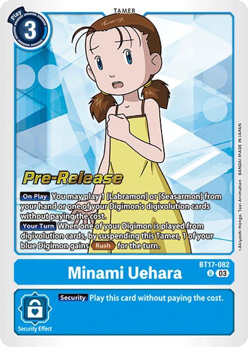 PreRelease Minami Uehara (BT17-082)-Uncommon