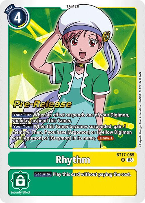 PreRelease Rhythm (BT17-089)-Uncommon