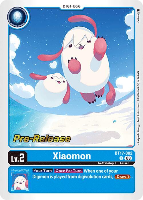 PreRelease Xiaomon (BT17-002)-Uncommon