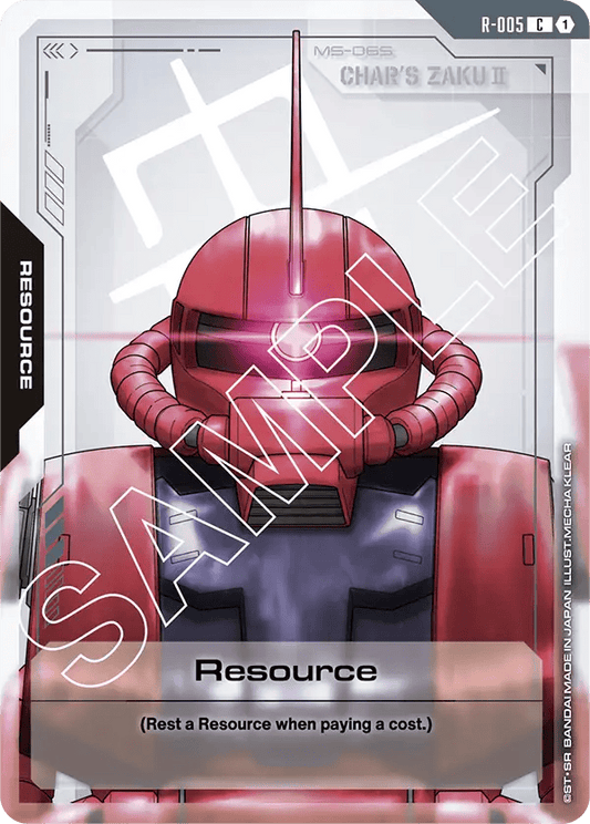 R-005: Resource (Char’s Zaku II) (Common)
