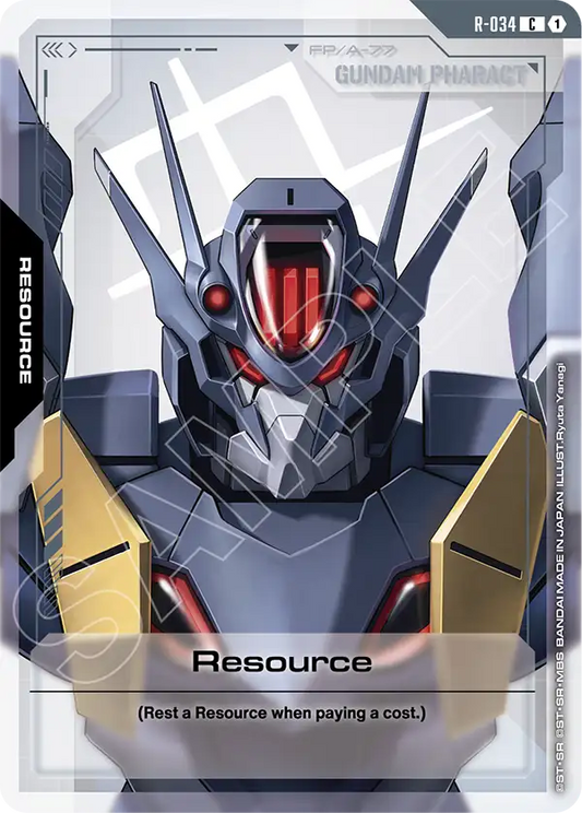 R-034 Resource: (Gundam Pharact) (Common)