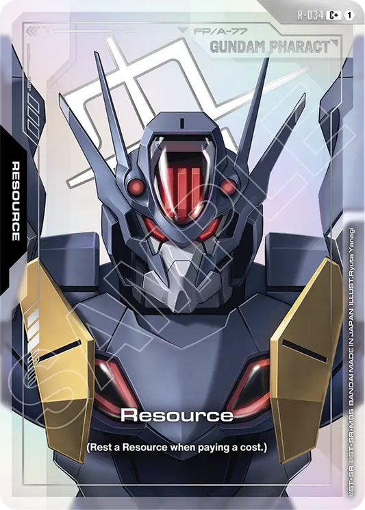 R-034 Resource: (Gundam Pharact) C+ (Alternative Art)