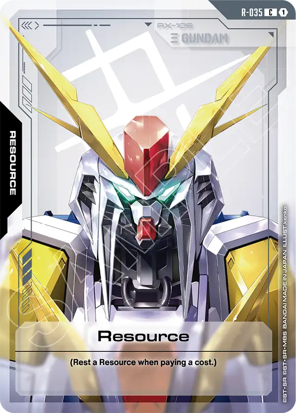 R-035 Resource: (Xi Gundam) (Common)