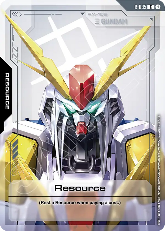 R-035 Resource: (Xi Gundam) (Common)
