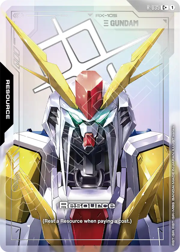 R-035 Resource: (Xi Gundam) C+ (Alternative Art)