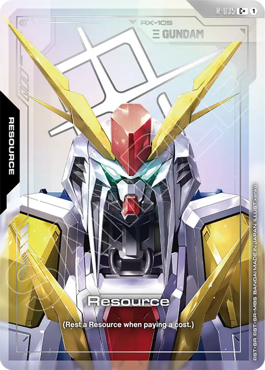 R-035 Resource: (Xi Gundam) C+ (Alternative Art)