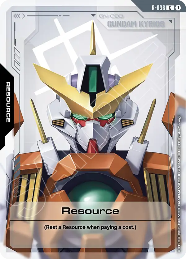 R-036 Resource: (Gundam Kyrios) (Common)