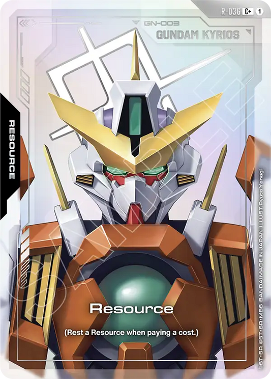 R-036 Resource: (Gundam Kyrios) C+ (Alternative Art)