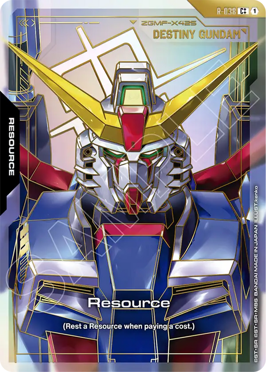 R-038 Resource: (Destiny Gundam) C++ (Rare Pull)