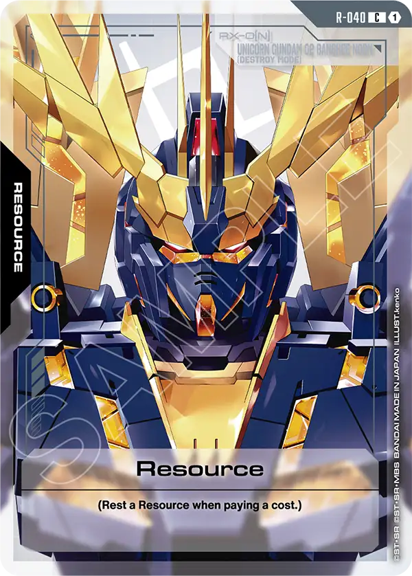 R-040 Resource: (Unicorn Gundam 02 Banshee Norn Unicorn Mode) (Common)