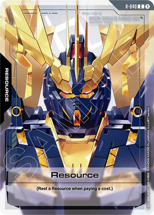 R-040 Resource: (Unicorn Gundam 02 Banshee Norn Unicorn Mode) (Common)