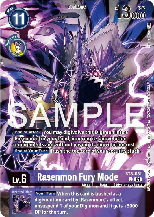 Rasenmon Fury Mode (BT8-081) Official Tournament Pack Vol. 12