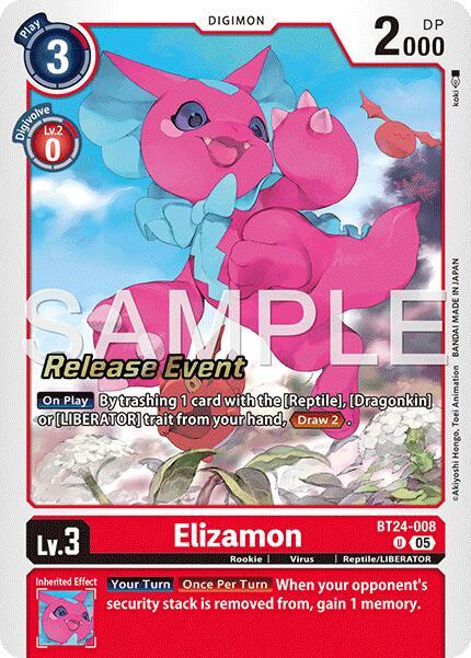 [Release Event Stamped] Elizamon (BT24-008) Uncommon