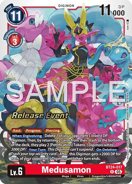 [Release Event Stamped] Medusamon (BT24-017) Rare