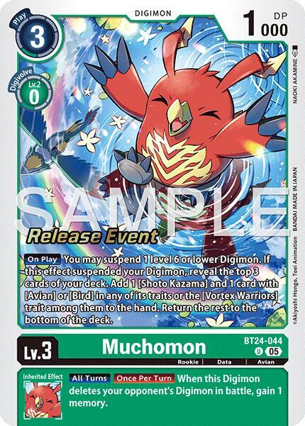 [Release Event Stamped] Muchomon (BT24-044) Uncommon