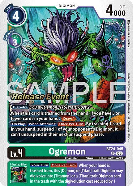 [Release Event Stamped] Ogremon (BT24-045) Uncommon