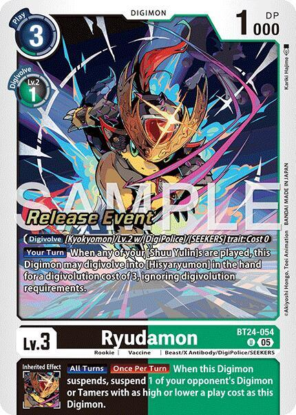 [Release Event Stamped] Ryudamon (BT24-054) Uncommon