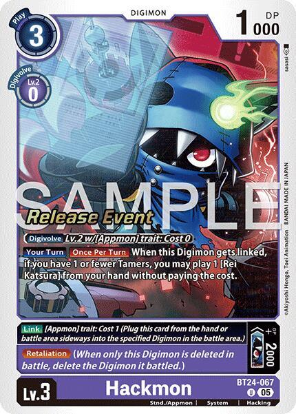 [Release Event Stamped] Hackmon (BT24-067) Uncommon