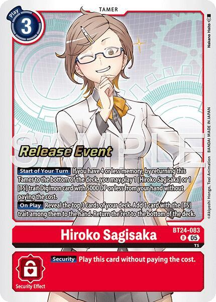 [Release Event Stamped] Hiroko Sagisaka (BT24-083) Rare