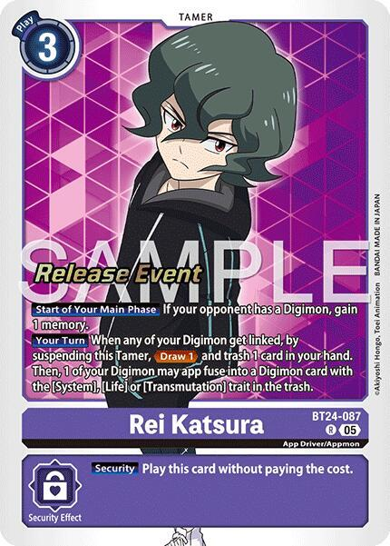 [Release Event Stamped] Rei Katsura (BT24-087) Rare