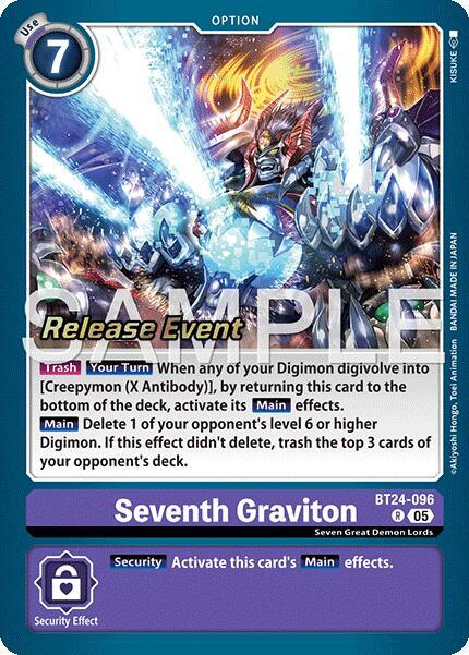 [Release Event Stamped] Seventh Graviton (BT24-096) Rare