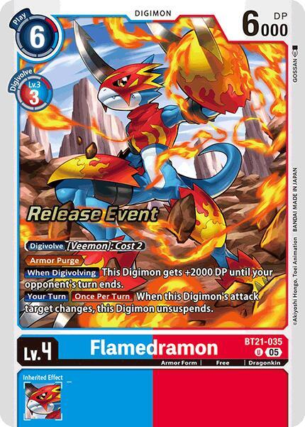 [Release Event Stamped] Flamedramon (BT21-035) Uncommon