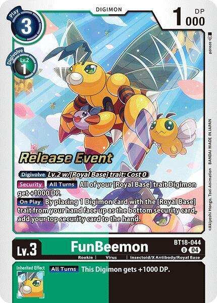 [Release Event Stamped] FunBeemon (BT18-044) Uncommon