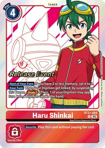 [Release Event Stamped] Haru Shinkai (BT21-084) Rare