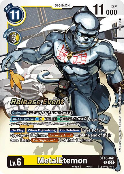 [Release Event Stamped] MetalEtemon (BT18-041) Uncommon