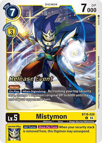 [Release Event Stamped] Mistymon (BT18-039) Uncommon